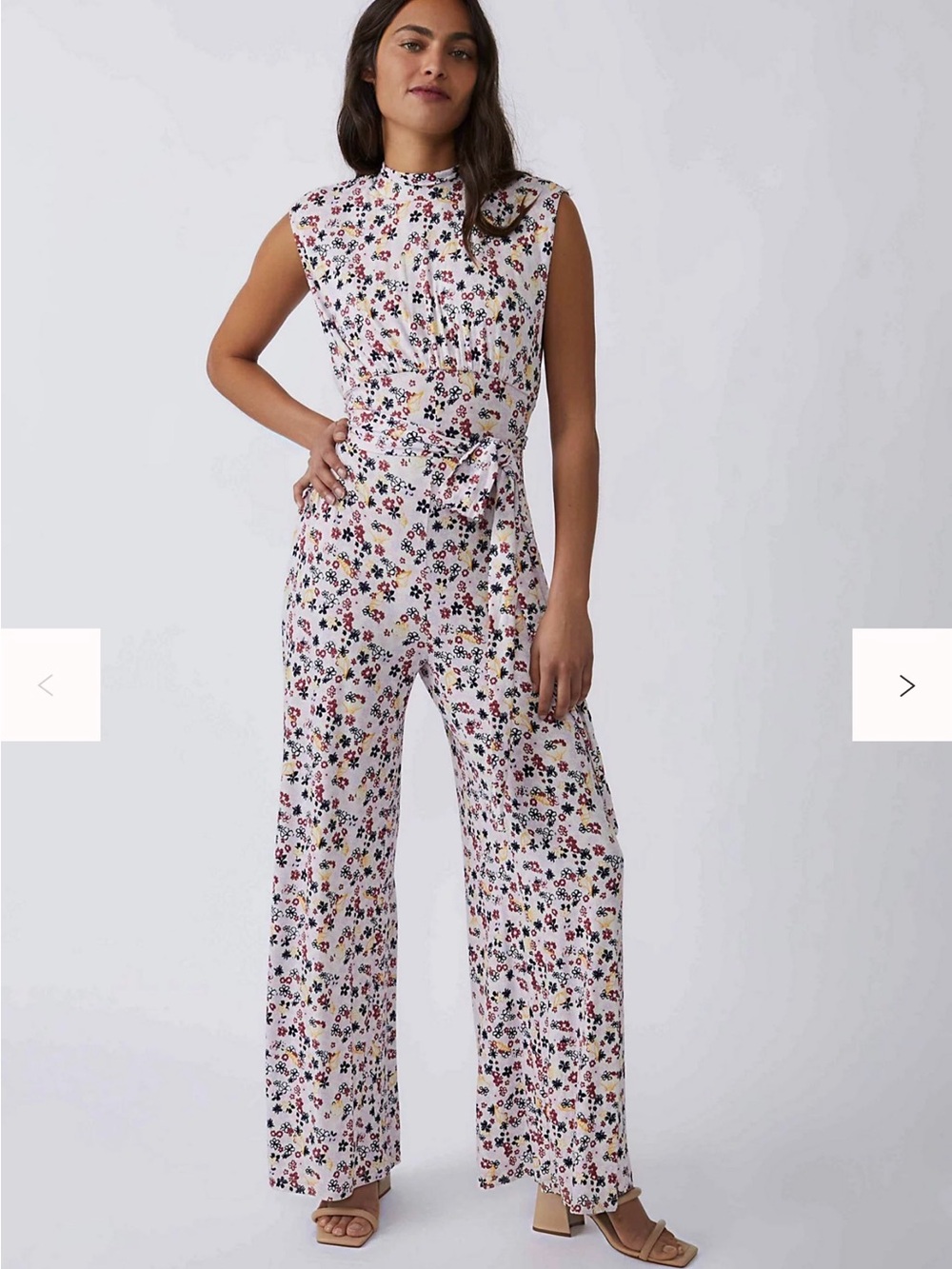 Free people Vibe Check Wide Leg Jumpsuit Size Large